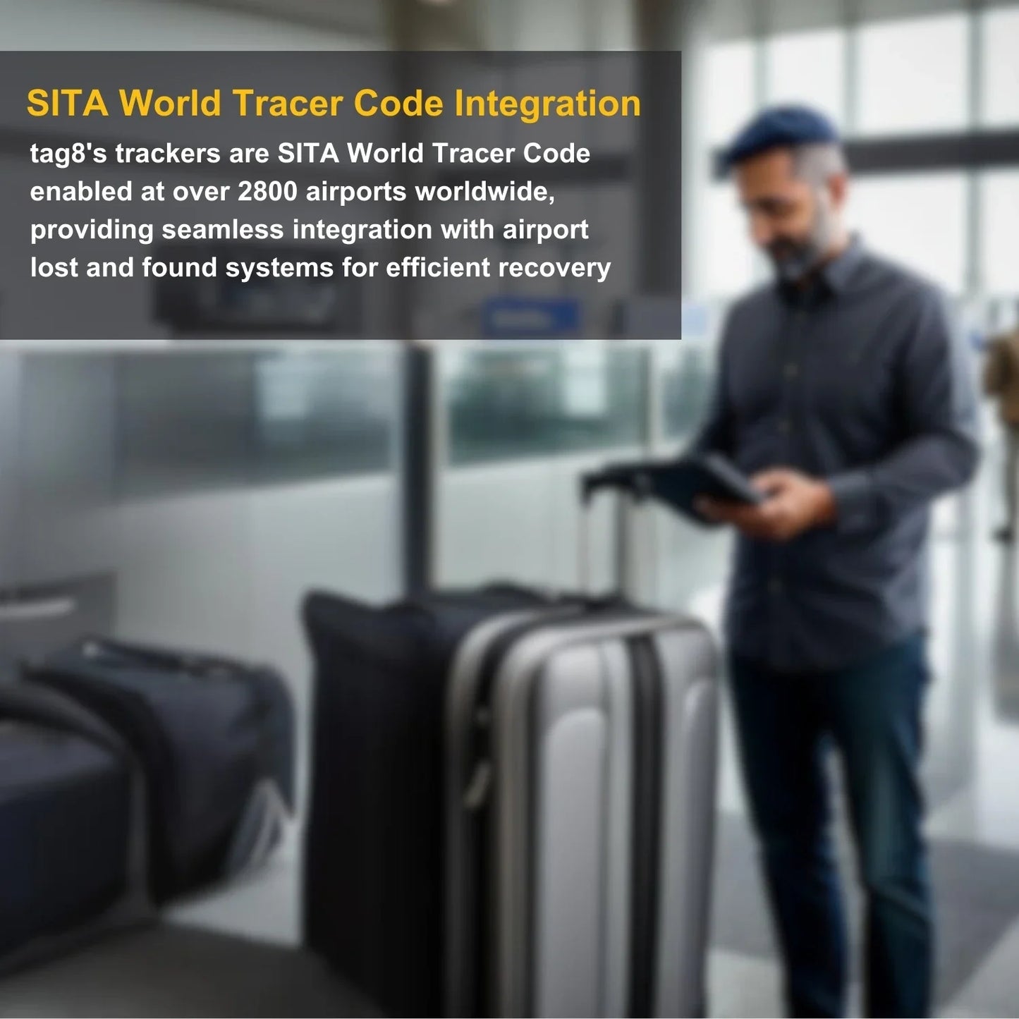 Smart Bag Security Tag -  SouthAfrica Flag [Pack 2]